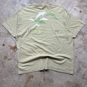 Vintage Y2K Sea World Dolphins Ocean Nature Shirt Size XL